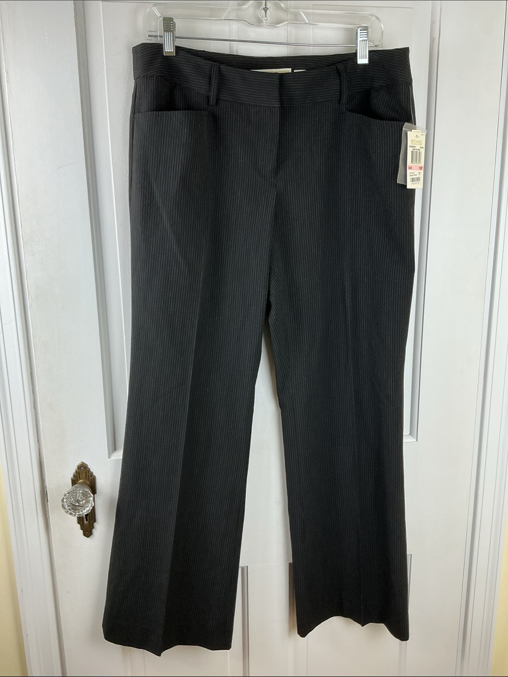 NWT Michael Kors Gramercy Fit black pants | 10P